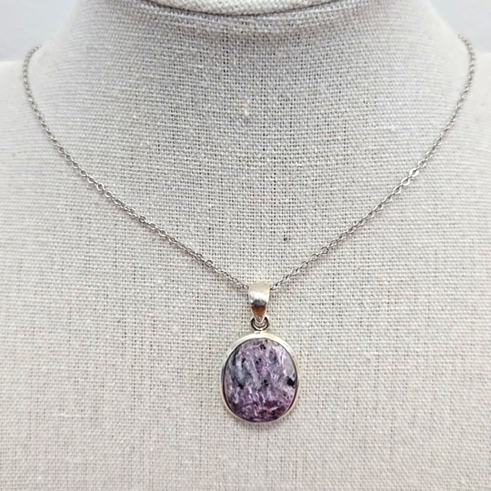 Charoite Pendant Necklace